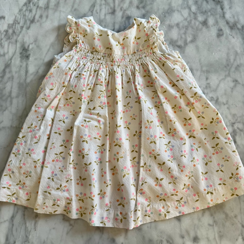 Bonpoint baby cherry dress
